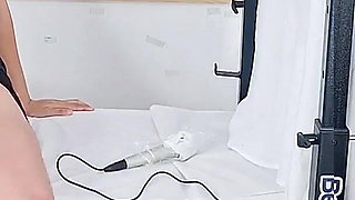 Gynecologist Performs Ultrasound Differently Next to the Cuckold