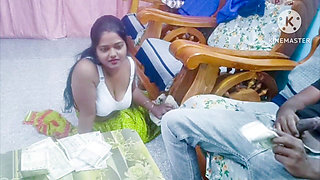 Hot & Beautiful Maid Is Helping for Handjob for Out of Greed