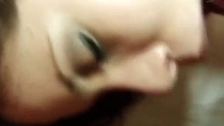 Face fucked Latina pantyhose milf
