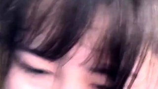Cute Japanese teen blowjob