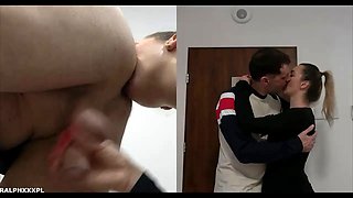 Lucky Cucky A kiss with my husband after a hard day at work 4k