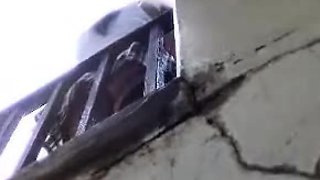 turkish college girl fake upskirt bus station