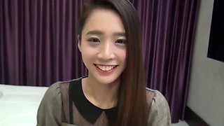 Wet and Gorgeous Asian Teen Picked up In Public