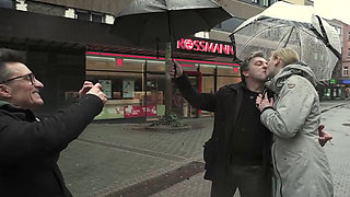 Conny Thinks She Has That Certain Something, Then Her Husband Comes!