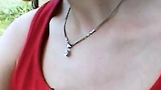Solo Sex in the Meadow - Hairy MILF Masturbation