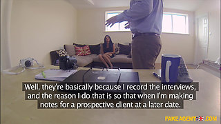Pretty Nicola Kiss & John Film Hardcore Office Sex & Deep Throat Blowjob Indoors