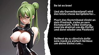 your mistress lets you cum as a rubber cock for her