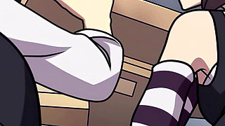 Two Big Ass Stepsisters Enjoy Stepbrother's Big Cock Doggystyle. Hot Anal and Pussy Sex with Creampies - Naruto Kunoichi Trainer