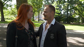 Orange-red Hair and White Body to Fuck Around with