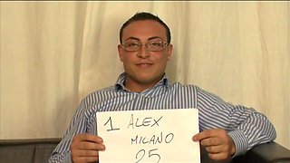 Lots of cocks for a horny brunette