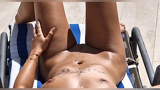 Polish HottPussyTits Flashes Naked for Stepdad on Vacation