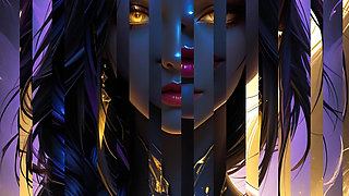 Void Empress Rising From Dark Matter with Golden Astral Threads Cosmic Fantasy Ai Art Slideshow