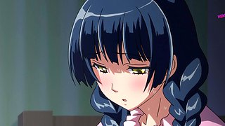 Horny Schoolgirl Gets Pounded and Creampied on School Stairs