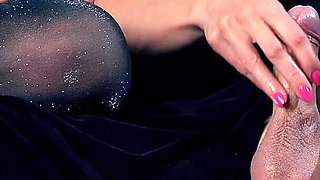I Tease My Husband by Touching His Cock with My Nails