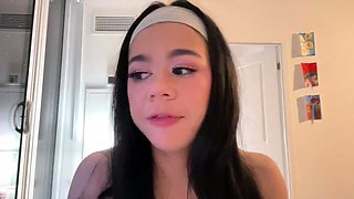 Close up teen masturbation