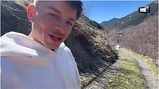 Lost In The Mountains With Marco Maxxx! Nothing Is More Delicious Than His Frozen Semen!
