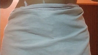 Late Night Desi Fantasy  desi Girl with big breast presses and massage