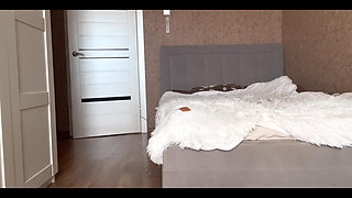 Arab Stepmom Consoled Her Stepson with Sexy Legs in Pantyhose