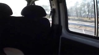 Sophie fucked in pantyhose by truck drivers