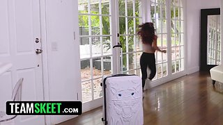 TeamSkeet - Hot Lesbian Landlord Made Her Tenant Pleasures Her Cunt In Exchange For Not Paying Rent - Liv revamped