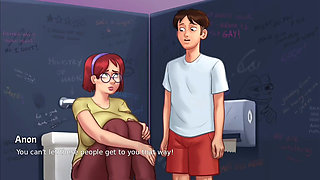 Judith Loves Anon to Keep Her Company - Summer Time Saga Gameplay