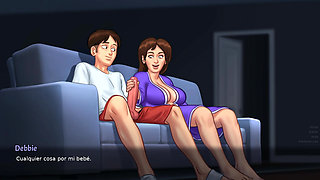 She really wanted her stepson to have his first time with her - Summertime Saga