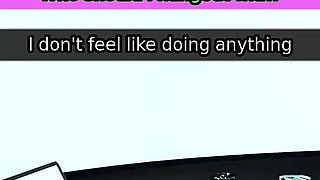 Sexbot Steph Route #2 - Animated Sex Game - the Mixed Hottie Gives a Blowjob by the Hot Tub