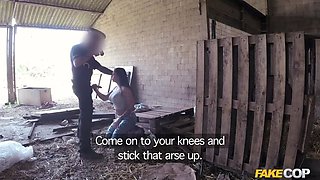 Farmer's Slut Fucks Cop's Truncheon
