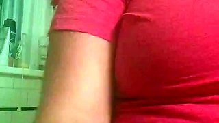 Big boobs milf masturbates with her dildo