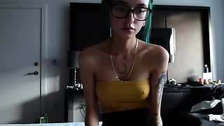 Close up teen masturbation