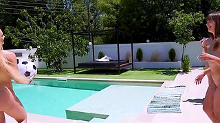 LesbianSummer-The Heat Invites To A Wet Fun