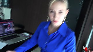 Ally kay femdom and foot fetish with horny boyfriend