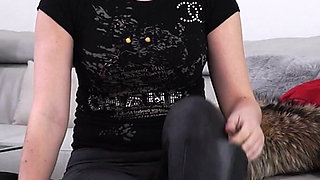 Fishnet Pantyhose Masturbation