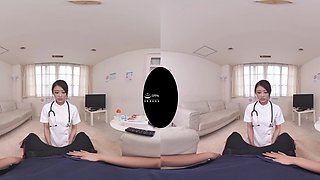 Asian horny nurse VR porn video