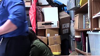 Cute shoplifter Kate gets punish fucked