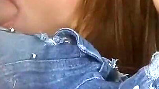 Cristi Wants a Hamburger and I Bought It for Her but She Pays Me with a Good Cock Sucking