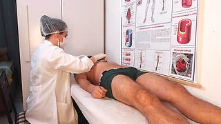 Hot Brazilian Nurse Gets Wet Seeing Patient's Big Hard Cock