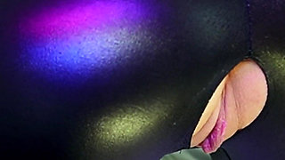 Big Titty Cutie in Black Leather Leggings Gets Railed Till Cum on Ass - Lilykoti