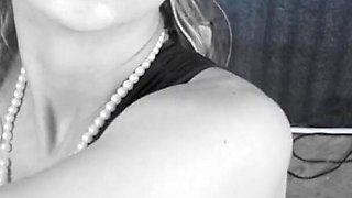 Delicious MILF Fucks with a Big Cock and Her Pearl Necklace!