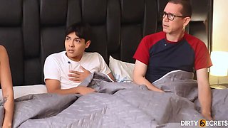 I SHARE A BED WITH GARRISON AND MY STEPBROTHER AND I HE FUCKS ME
