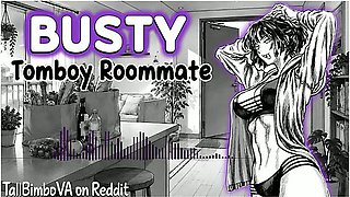 Asmr Your Busty Tomboy Roommate Catches You Watching Titjob Porn
