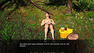 Nursing back to pleasure: hot girl doing handjob in the woods ep 64