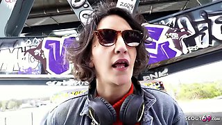 German Scout Casting: Hardcore Anal Pounding and Rimjob for French Petite Lena F