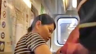 Flashing And Jerking Off On The Train