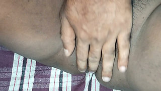Desi stepmom big black ass and pussy fingering with her step son