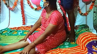 Tamil Aunty Birthday Enjoying Sex