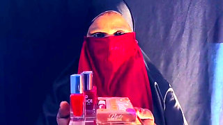 Desi Hijab Big Milk Sales Girl Leashed