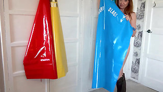 Squirting Pvc Apron Slut