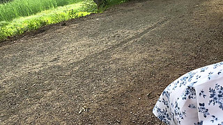 Almost Caught: Outdoor Lake Fuck, Handjob & Piss