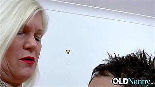 OLDNANNY Mature Lesbian Lacey Starr With Huge Boobs And Horny Friend
